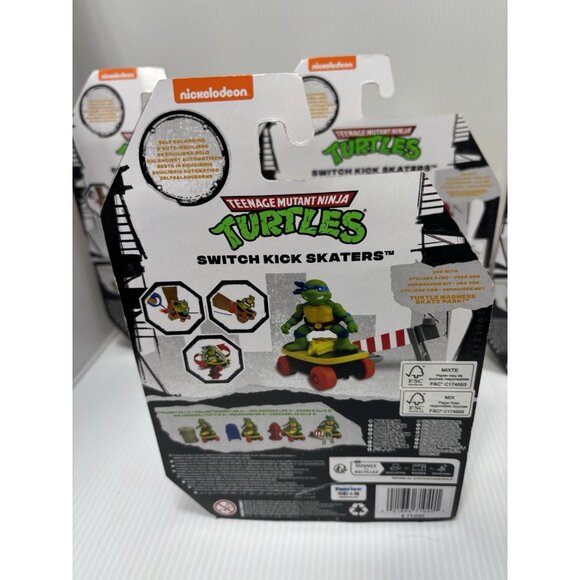 TMNT Switch Kick Skaters Self-Stabilizing Skateboard Collect All 4 Characters - Picture 9 of 10